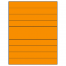 4.25" x 1.1"  Sheet Label