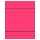 4.25" x 1.1"  Sheet Label
