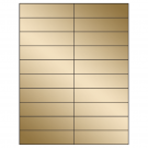 4.25" x 1.1"  Sheet Label