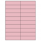 4.25" x 1.1"  Sheet Label