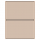 8.375" x 5.375"  Sheet Label