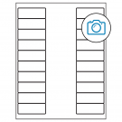 2.625" x 1"  Sheet Label