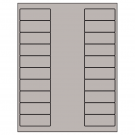 2.625" x 1"  Sheet Label