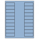 2.625" x 1"  Sheet Label