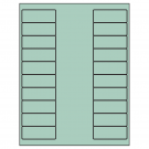 2.625" x 1"  Sheet Label