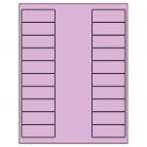 2.625" x 1"  Sheet Label