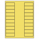2.625" x 1"  Sheet Label
