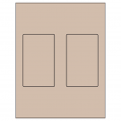 3" x 5"  Sheet Label