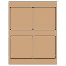 4" x 4"  Sheet Label