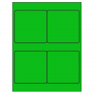 4" x 4"  Sheet Label