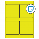 4" x 4"  Sheet Label