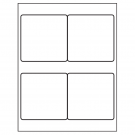 4" x 4"  Sheet Label