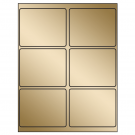 4" x 3.25"  Sheet Label