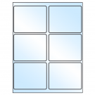 4" x 3.25"  Sheet Label