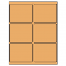 4" x 3.25"  Sheet Label