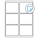 4" x 3.25"  Sheet Label