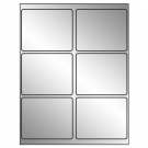 4" x 3.25"  Sheet Label