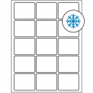 2.5" x 2"  Sheet Label