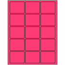 2.5" x 2"  Sheet Label