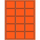 2.5" x 2"  Sheet Label