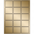 2.5" x 2"  Sheet Label