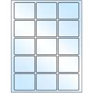 2.5" x 2"  Sheet Label