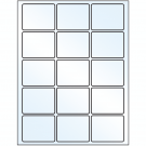 2.5" x 2"  Sheet Label