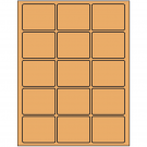 2.5" x 2"  Sheet Label
