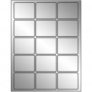 2.5" x 2"  Sheet Label