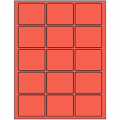 2.5" x 2"  Sheet Label