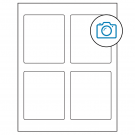 3.5" x 4.15625"  Sheet Label