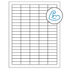 1.5" x 0.5"  Sheet Label