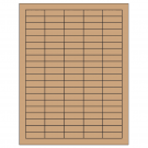 1.5" x 0.5"  Sheet Label