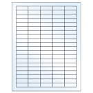 1.5" x 0.5"  Sheet Label