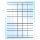 1.5" x 0.5"  Sheet Label