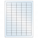 1.5" x 0.5"  Sheet Label