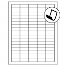 1.5" x 0.5"  Sheet Label