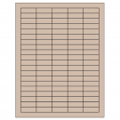 1.5" x 0.5"  Sheet Label