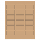 2.375" x 1.25"  Sheet Label