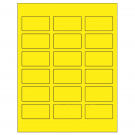 2.375" x 1.25"  Sheet Label