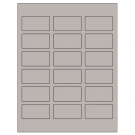 2.375" x 1.25"  Sheet Label