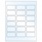 2.375" x 1.25"  Sheet Label