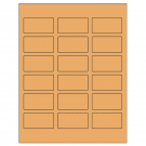 2.375" x 1.25"  Sheet Label