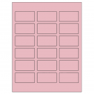 2.375" x 1.25"  Sheet Label