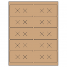 4" x 2"  Sheet Label