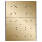 4" x 2"  Sheet Label