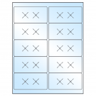 4" x 2"  Sheet Label