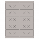 4" x 2"  Sheet Label