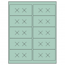 4" x 2"  Sheet Label