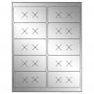 4" x 2"  Sheet Label